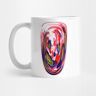 Left Side Colorful Drop Mug